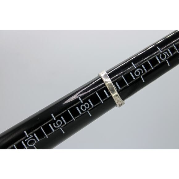 1980’s Sterling Silver Chip Ring - Picture 6 of 6